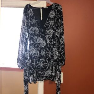 Black and white cross dress